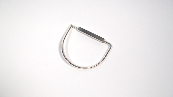 Square Silver Wrist Hinge