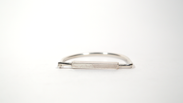 Square Silver Wrist Hinge