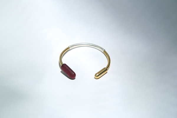 Purple Heart Open Cuff