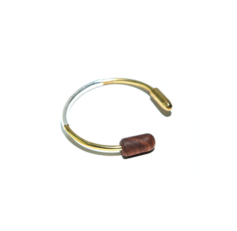 Walnut Open Cuff