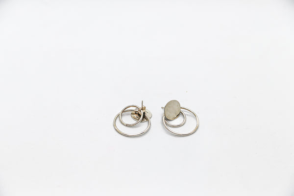 Silver Double Ear Ring