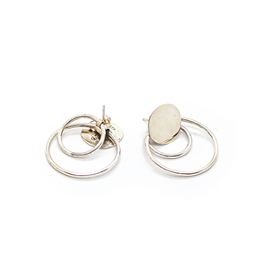 Silver Double Ear Ring