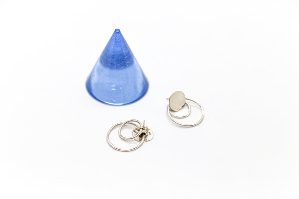 Silver Double Ear Ring